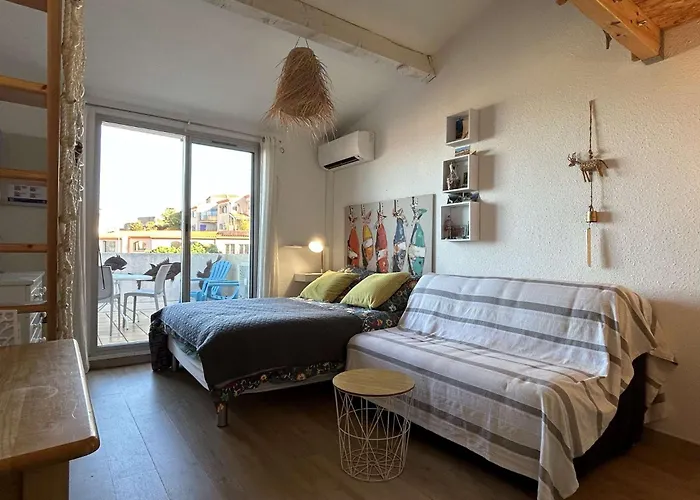 Daire Mezzanine 4 Couchages Sur Bn030-g13 Banyuls-sur-Mer