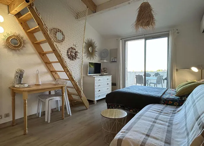 Mezzanine 4 Couchages Sur Bn030-g13 Daire Banyuls-sur-Mer